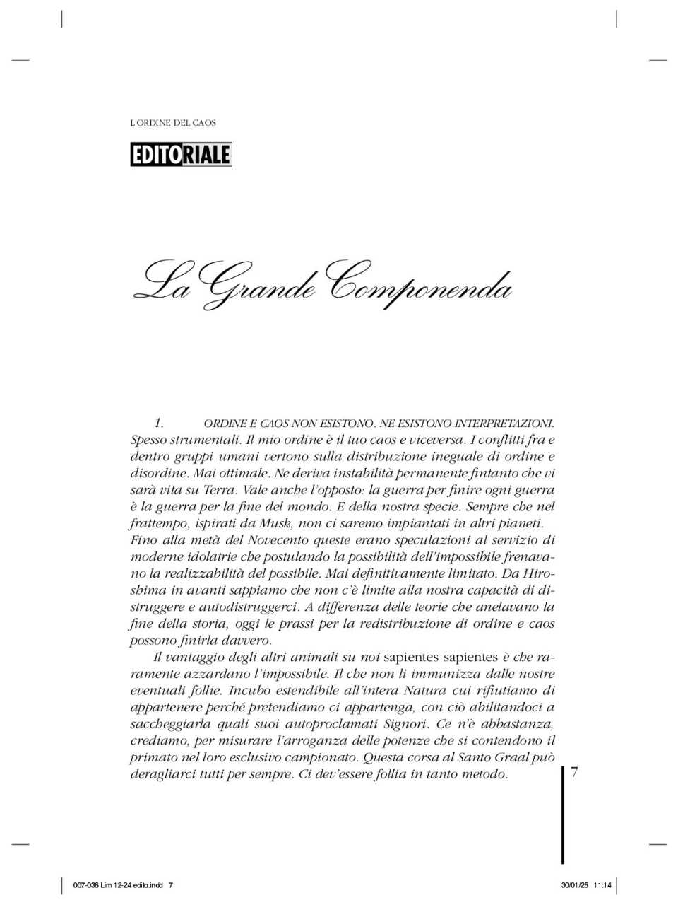 La grande componenda